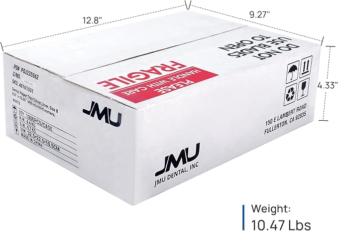JMU Dental Tray Covers Paper Liners, - Image 7