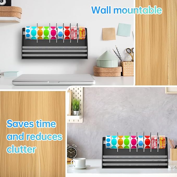 Acrylic Sticker Label Roll Dispenser - Image 4