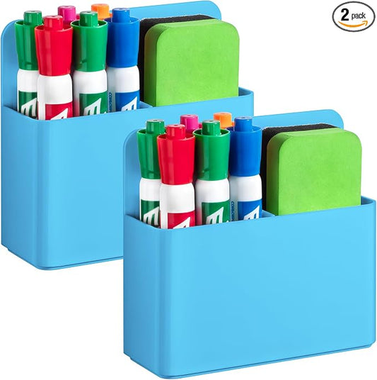 2 Pcs Magnetic Dry Erase Marker Holder by Banafich