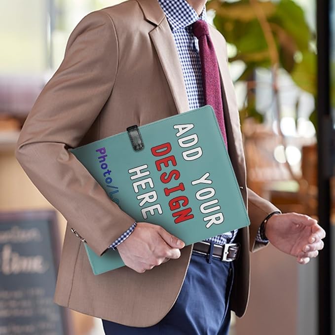 Personalized Padfolio with Logo, Custom Business Portfolio with A4/US Letter - Image 3