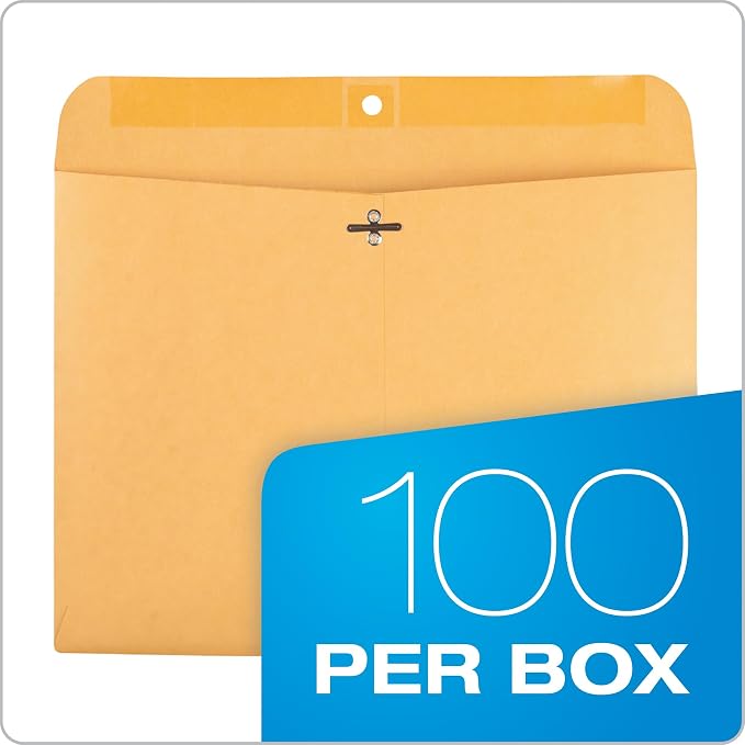 Quality Park 9 x 12 Clasp Envelopes, Deeply Gummed Flaps - Image 4