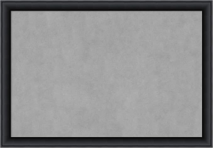 Amanti Art Black Framed Magnetic Board 27x39 Large Vision Board by AmantiArt