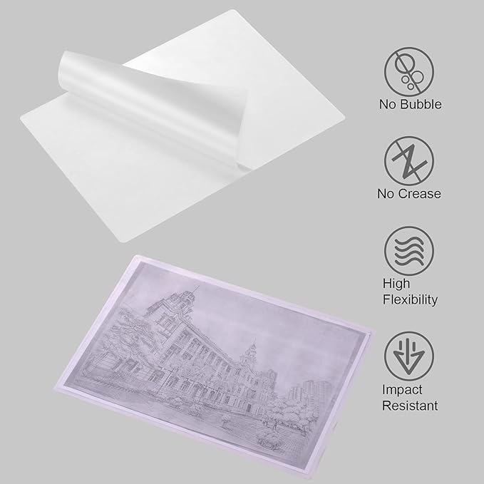 Immuson Thermal Laminating Pouches 8.9 x 11.4, 5 Mil Thickness, Crystal Clear Finish, 100 Pack-DeskLoop Office