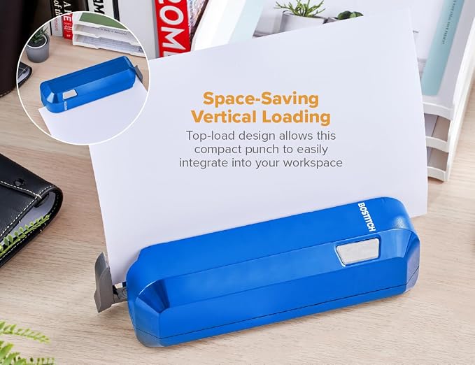 Bostitch Office Electric 3-Hole Punch, Dual Paper Loading, Heavy Duty, Jam-Free - Image 7