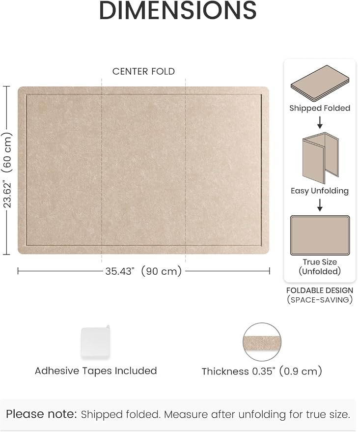 Fluxynara Bulletin Board, 35.4" x 23.6" Cork Board Alternative - Image 2
