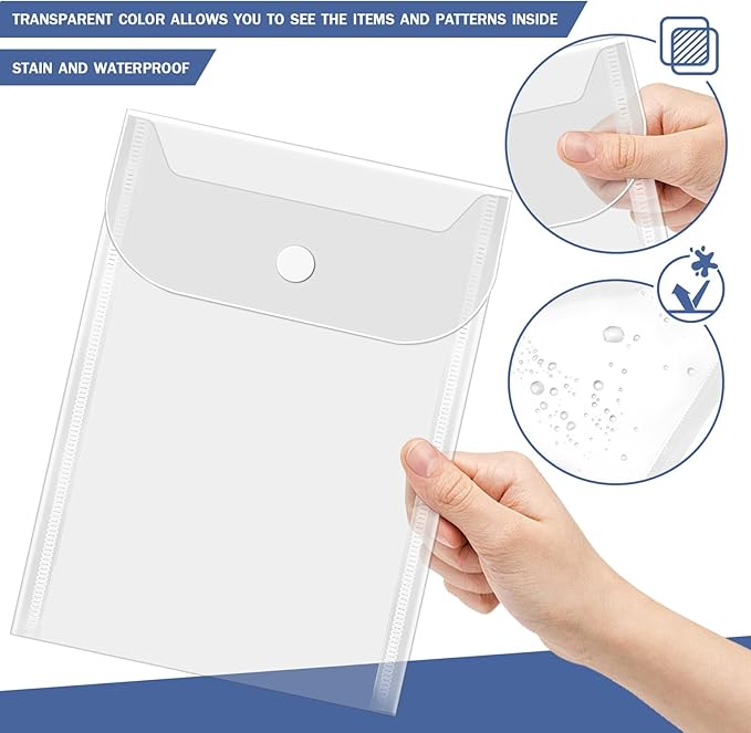 Vmiapxo 20 Pcs Small Plastic Envelopes - Image 4