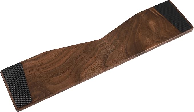 Ergonomic Wooden Wrist Rest Solid Wood Walnut - Image 4