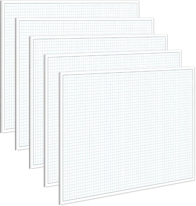 Engineering Graph Paper Pads, 11x17 Quadrille 125 Sheets/250 Pages Grid Paper by Yaridar