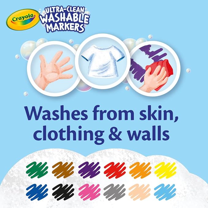 Crayola Broad Line Markers, Washable Markers - Image 7