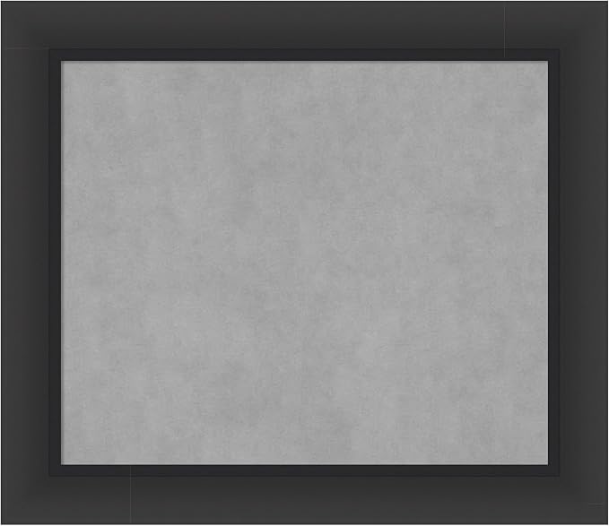 Amanti Art Black Framed Magnetic Board 25x29 Medium Vision Board by AmantiArt