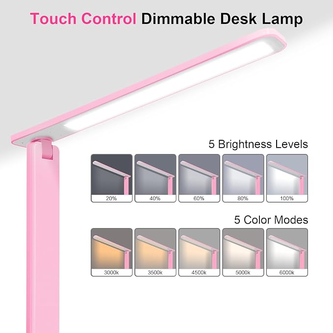 shinelife LED Desk Lamp for Office Home, Bright Desk Light - Image 2