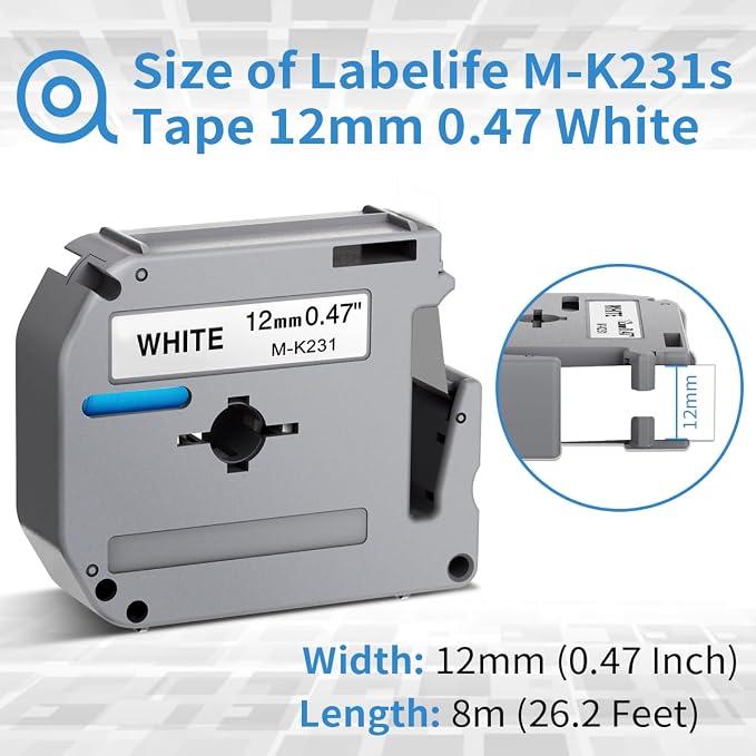 20 Pack Labelife M-K231 Label Tape Replacement - Image 3