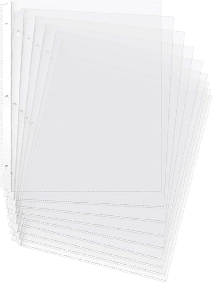 Amazon Basics Durable Clear Sheet Protectors by AmazonBasics