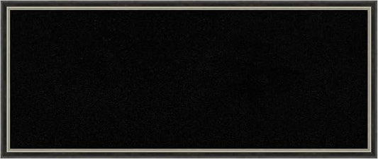 Amanti Art Black Cork Board for Wall, 13x31 Vision Board with Black Wood Frame, Medium Corkboard Office Decor for Home Organization, Modern Corkboard Pinboard to Display Items for Home Organization-DeskLoop Office