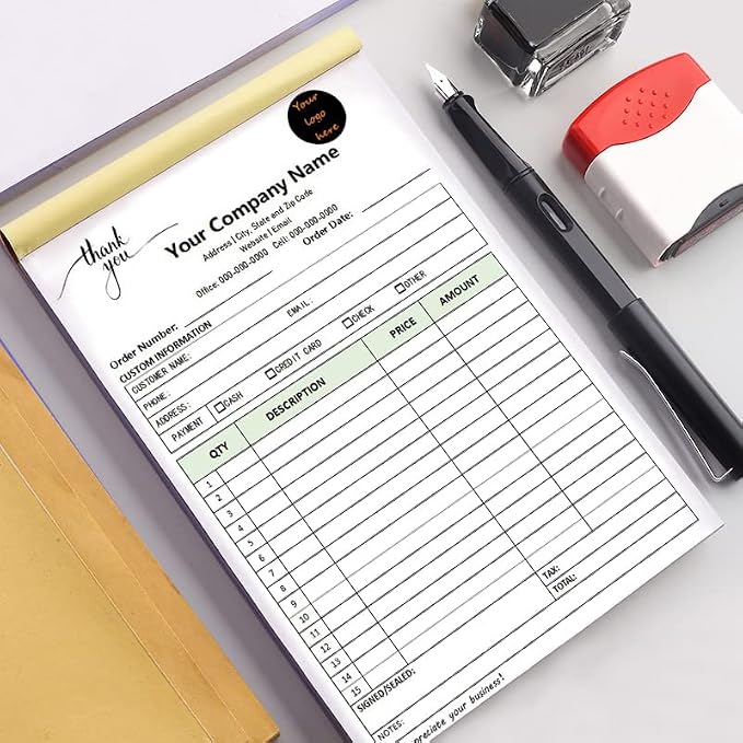Custom Carbonless Sales Invoice Form Books - Image 3