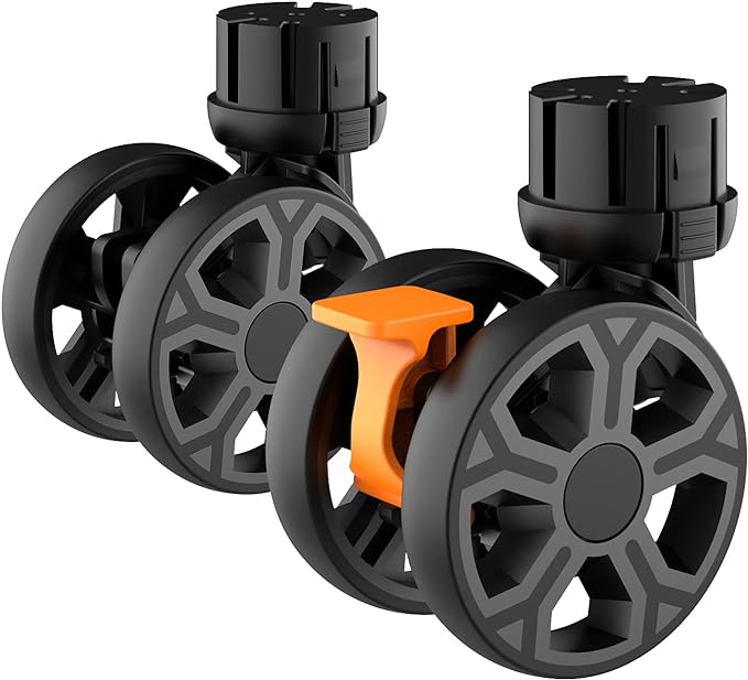 FELICON SELORSS Heavy Duty Rotation Swivel Wheels-Black-2PCS | 360°Rotate Wheel by FELICON