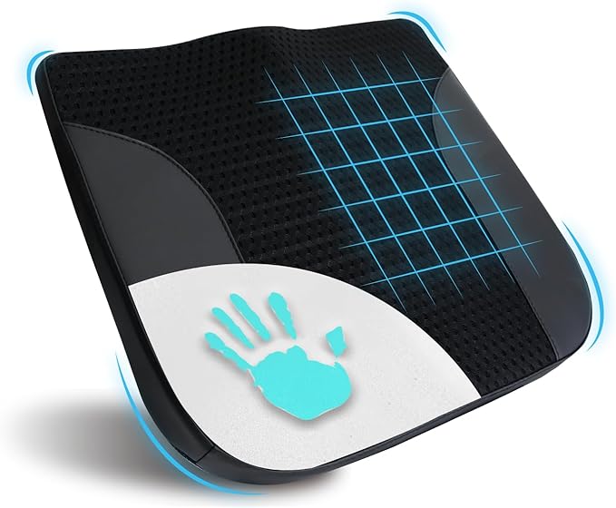 Car Seat Cushion, Comfortable Memory Foam Seat Pillow for Driving, Sciatica-Back Pain Relief, Cushion for Car-Truck, Office, Wheelchair - Black-DeskLoop Office