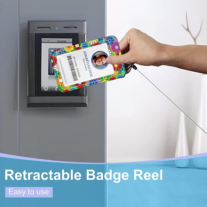 Badge Lanyard, Retractable Badge Holder - Image 4
