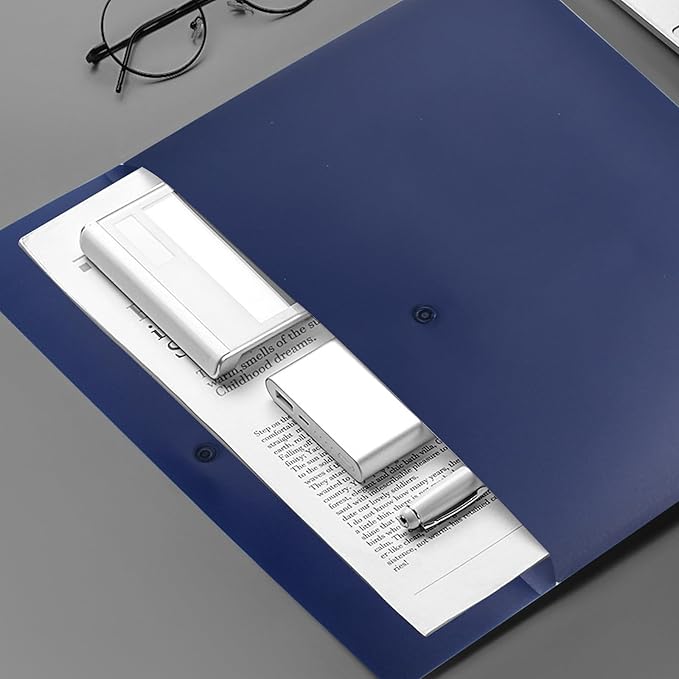 VANRA Poly File Folder Pockets File Jacket Plastic Envelope Flat Document - Image 5