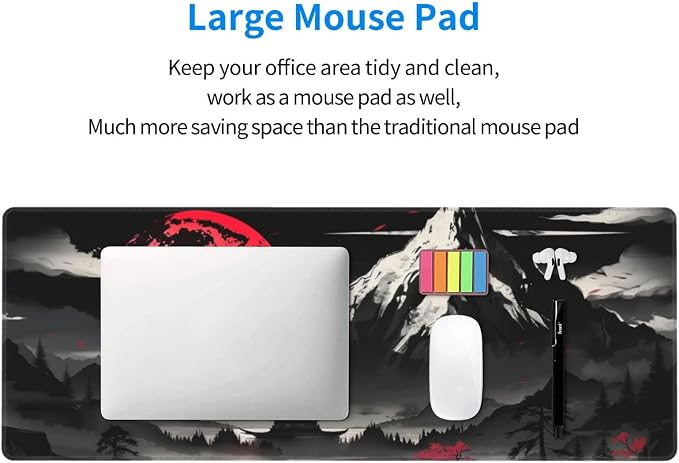Extended Gaming Mouse Pad, Large Desk Mat XL Anime Mouse Pad Waterproof - Image 6