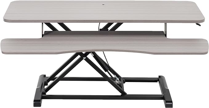 VIVO 42 inch Desk Converter, K Series, Height Adjustable Sit to Stand Riser by VIVO
