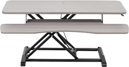 VIVO 42 inch Desk Converter, K Series, Height Adjustable Sit to Stand Riser by VIVO