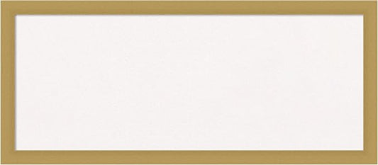 Amanti Art White Cork Board for Wall, 14x32 Vision Board with Gold Frame, Medium Corkboard Office Decor for Home Organization, Casual Corkboard Pinboard to display items for home organization-DeskLoop Office