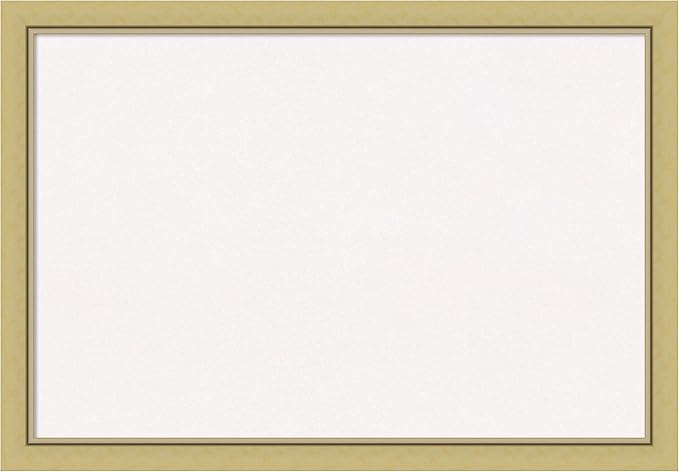 Amanti Art White Cork Board for Wall, 27x39 Vision Board with Gold Frame, Large Corkboard Office Decor for Home Organization, Casual Corkboard Pinboard to display items for home organization-DeskLoop Office