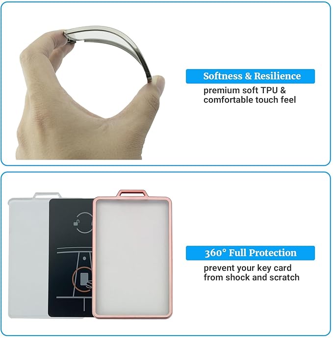 Joouheax Transparent Card Key Holder - Image 4