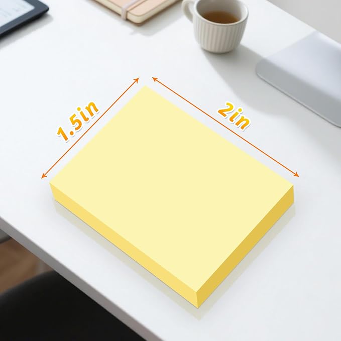 Mini Sticky Notes 1.5x2 in, Suitable - Image 3