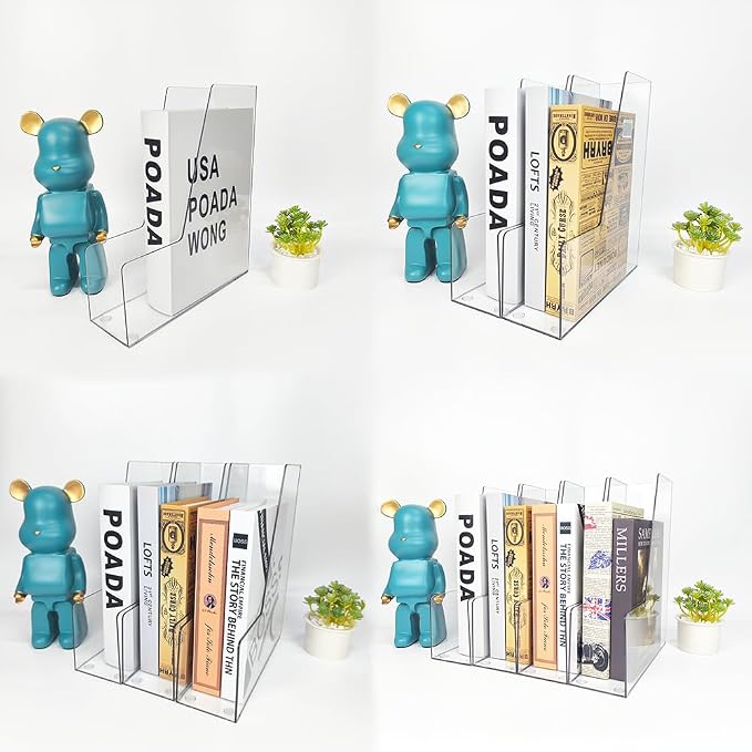 Clear Vertical File Holder, 2 pack, - Image 5