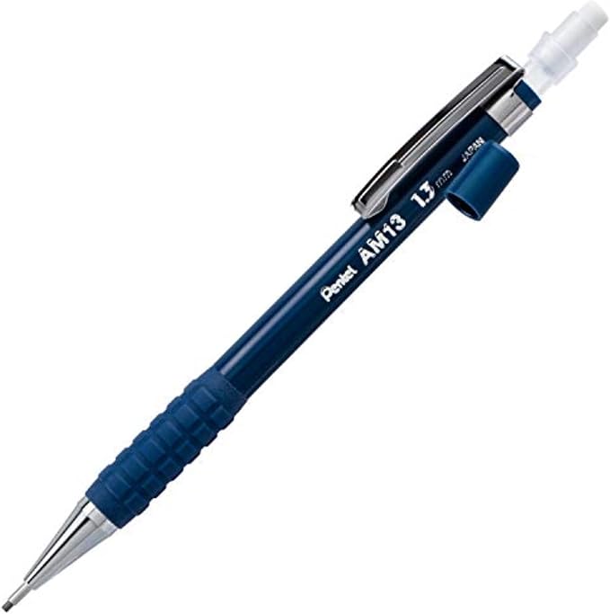 Pentel Sharp HD Mechanical Pencil, Dark Blue Barrel, Includes Super Hi-Polymer - Image 2