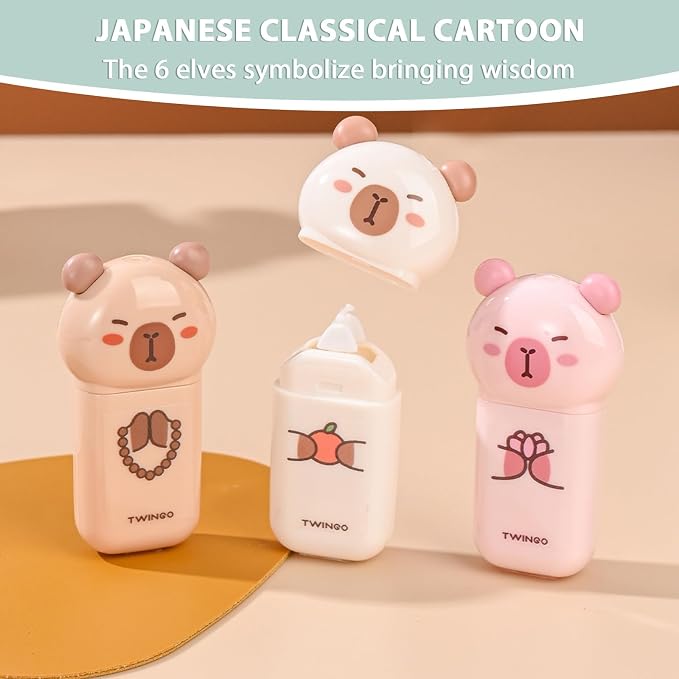 Corrcetion Tape, 6 Pack Mini Japan Corrcetion Tape Pen, - Image 2