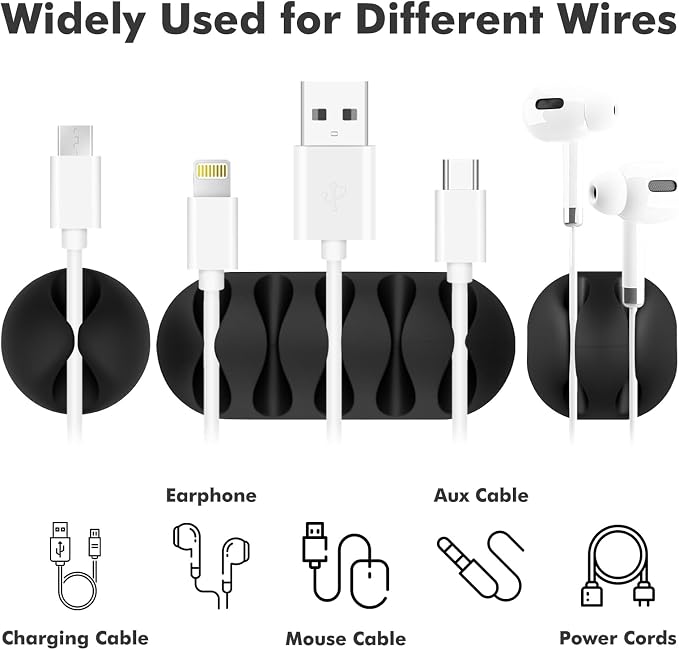 Flezoo Cable Clips Cord Holder - Image 3