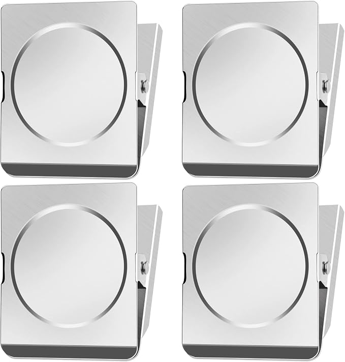 FINDMAG 4 Pack Clip Magnets 2.2 Inch Extra Large Magnetic Clips Heavy Duty by FINDMAG