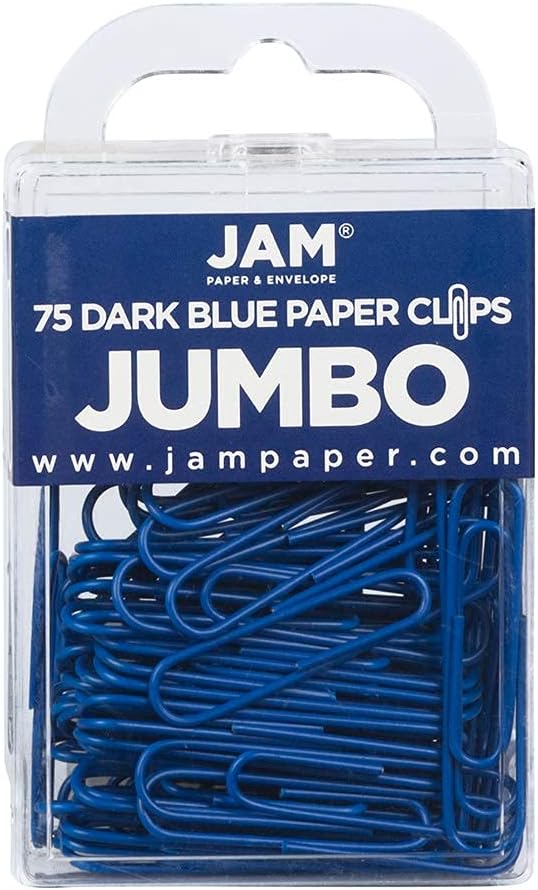 JAM PAPER Colorful Jumbo Paper Clips by JAMPaper