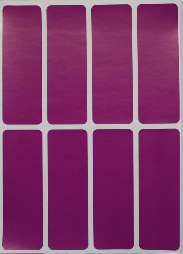 Royal Green Rectangular Stickers Color Coded Write on Labels by RoyalGreen