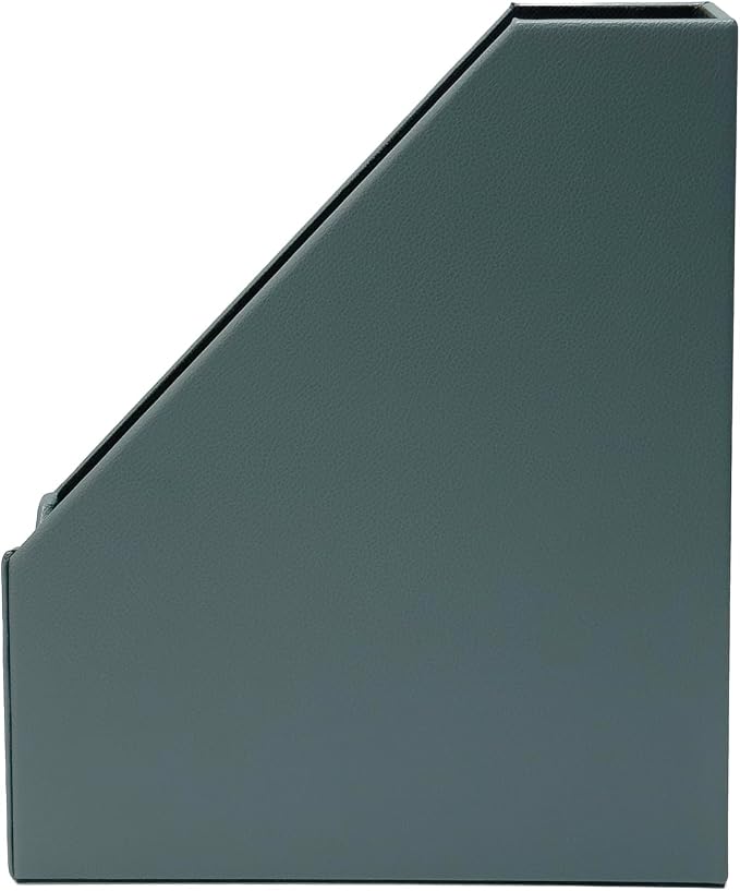 UnionBasic Magazine File Holder, Leatherette Desktop Document Organizer - Image 7