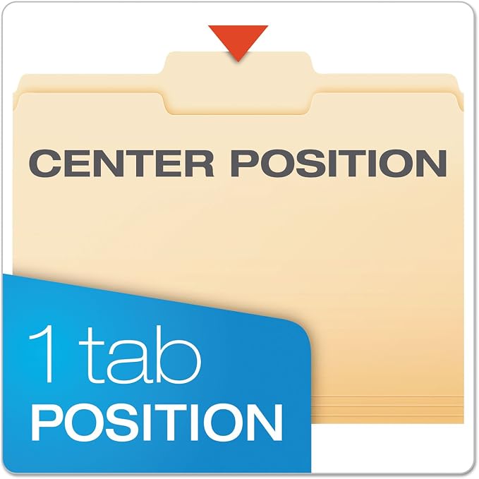 Pendaflex File Folders, Letter Size, 1/3 Cut - Image 4