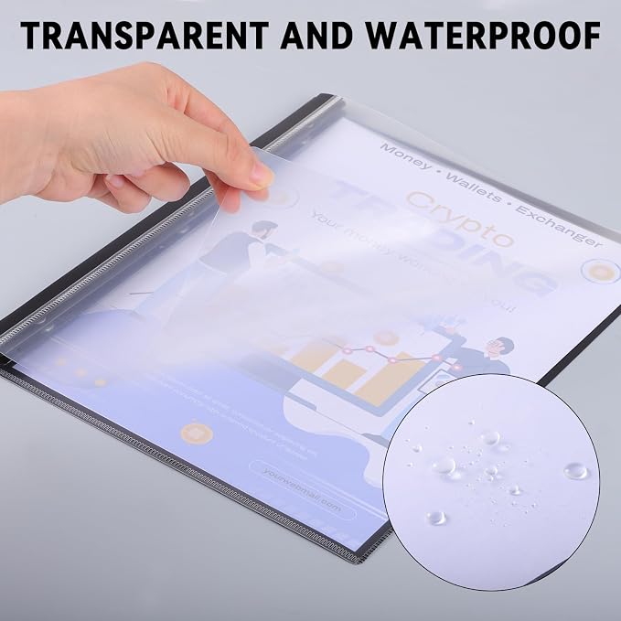 10 Pack Report Covers with 3-Prong Fasteners, Presentation Folders Letter - Image 6