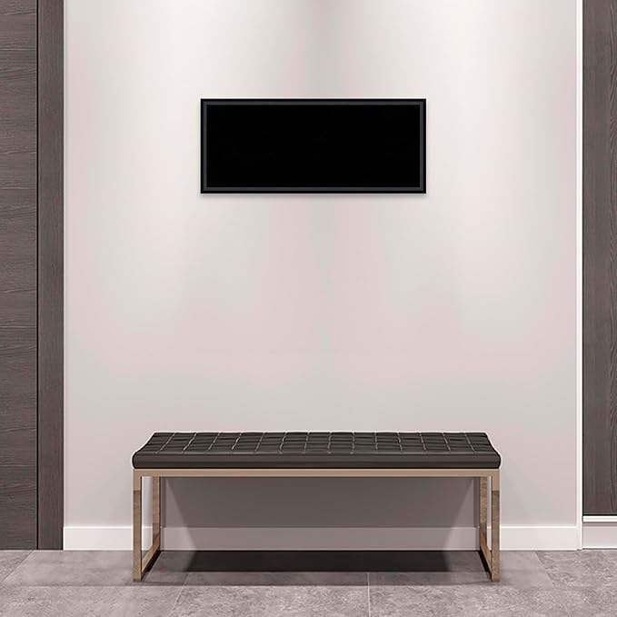 Amanti Art Black Cork Board for Wall, 13x31 Vision Board with Black Wood Frame, Medium Corkboard Office Decor for Home Organization, Modern Corkboard Pinboard to Display Items for Home Organization-DeskLoop Office