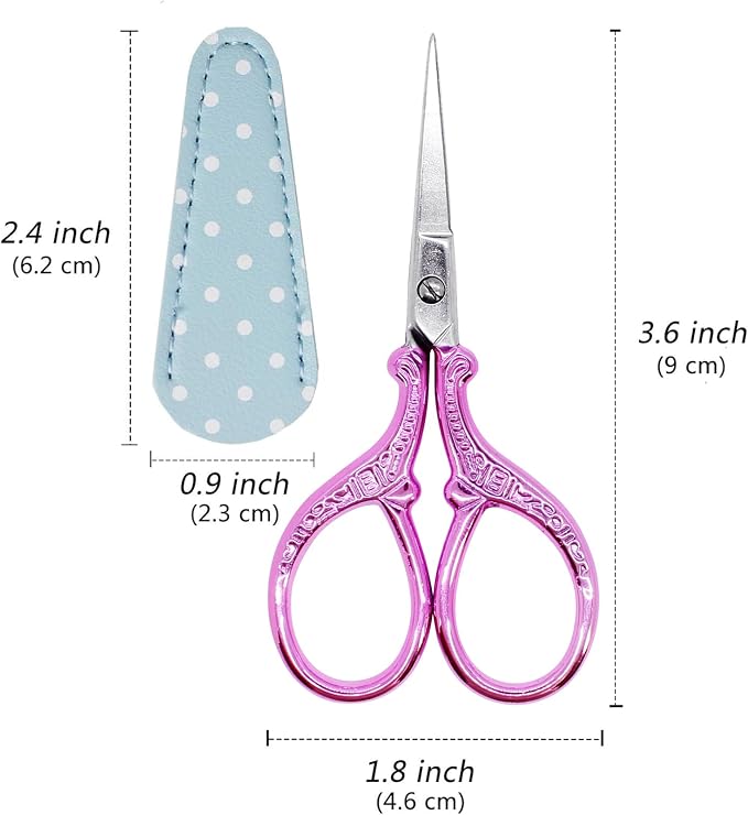 Small Embroidery Scissors, 3.6Inch Detail Craft Scissors - Image 2