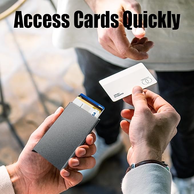 FurArt Slim Minimalist Wallet RFID Credit Card Holder - Image 5