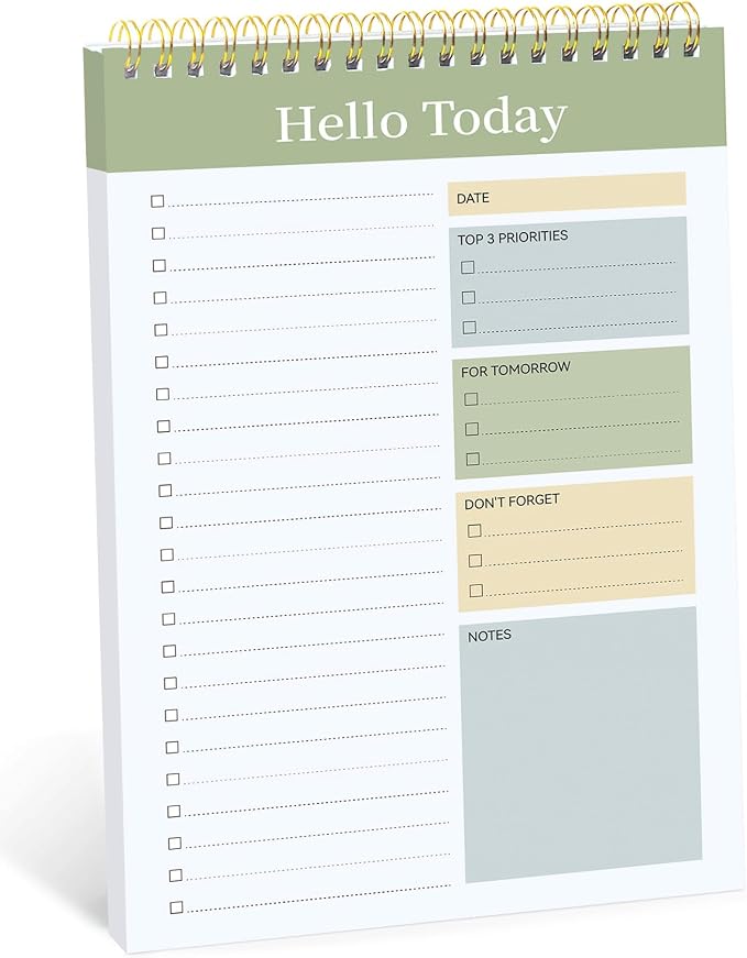 Taja To Do List Notepad by Taja