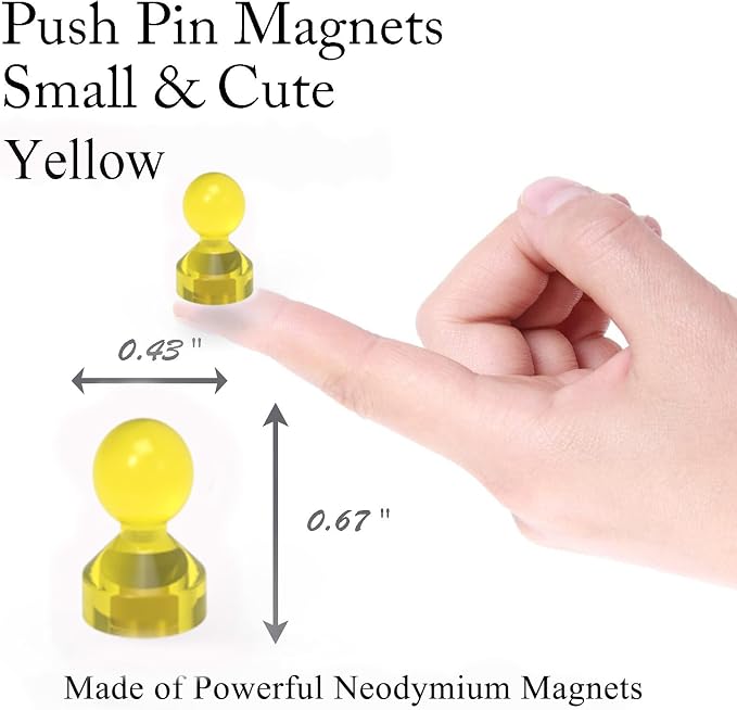 MHDMAG Magnetic Push Pins Powerful Strong Push Pin Magnets - Image 2