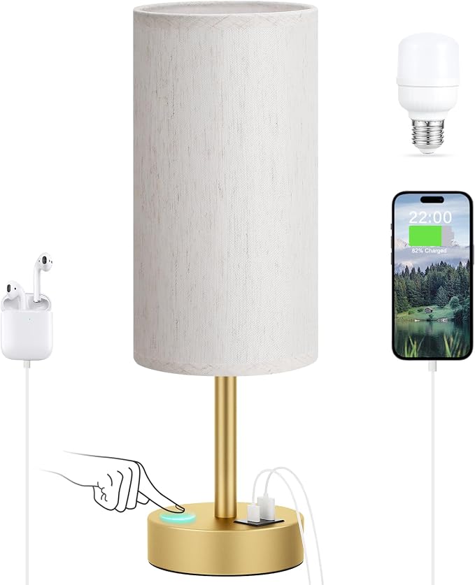 Dicoool Small Touch Bedside Lamp by DicooolDirect