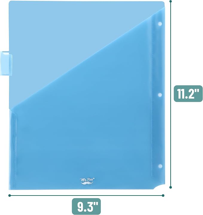 Mr. Pen- Binder Dividers with Pockets and Tabs, 24 Pack | 3 Ring Binder - Image 4