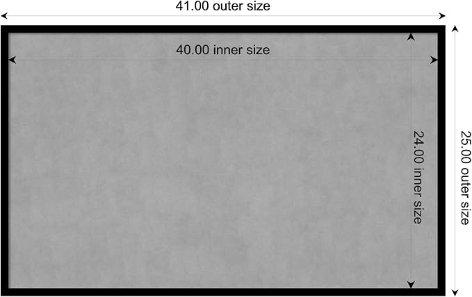 Amanti Art Black Framed Magnetic Board 25x41 Large Vision Board - Image 4