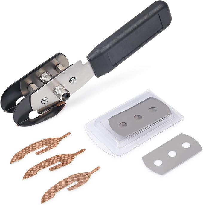 Gomake Vinyl Backing Cutter Dual Blades Two Cuts in One PTFE Coating Safety by Gomake