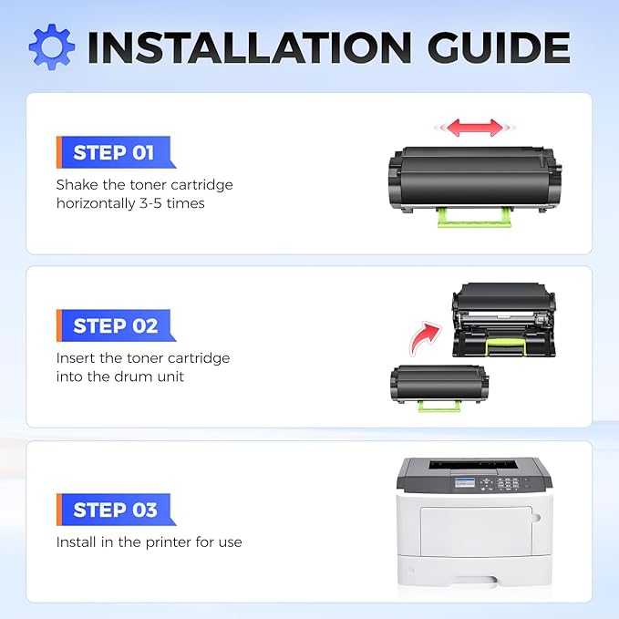 24B6040 Imaging Unit (Not Toner) High Yield Replacement for Lexmark 24B6040 Drum Unit Compatible with M1140 XM1140 XM1145 M1145 M3150 XM3150 XM3150h Laser Printer All-in-One Copier (60,000 Pages)-DeskLoop Office